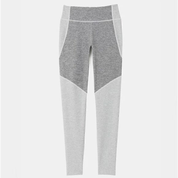 OUTDOOR VOICES Dove & Ash 3/4 Two-Tone Warmup Legging Gray Women’s Size Small - Picture 1 of 6